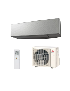 FUJITSU Design KE ASYG12KETE-B/AOYG12KETE 3,4 kW (kültéri + beltéri egység) Oldalfali split klíma, Hősz., Inverter, R32