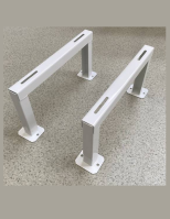 Talpas klímatartó konzol magasított - hóhatár, padlóra, lapostetőre, 60 cm