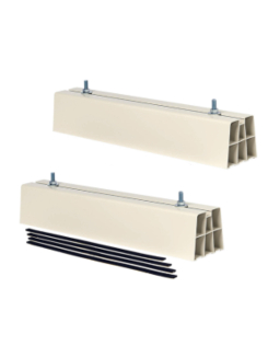 Klímatartó konzol padló, lapostető, 45 x 8 cm, párban