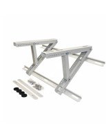 Klímatartó konzol ferde tetőre, állítható dőlésszögű tetőkonzol